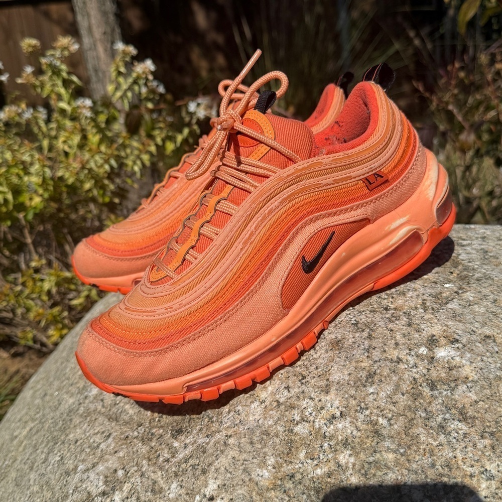 Nike Air Max 97 City Special Los Angeles Orange GS Size 6Y Womens 7.5 DH0148-800